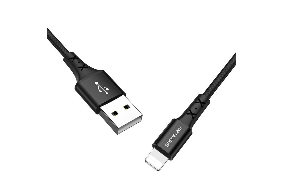 Кабель для iPhone BOROFONE BX20 Enjoy charging data cable for Lightning 1м черный
