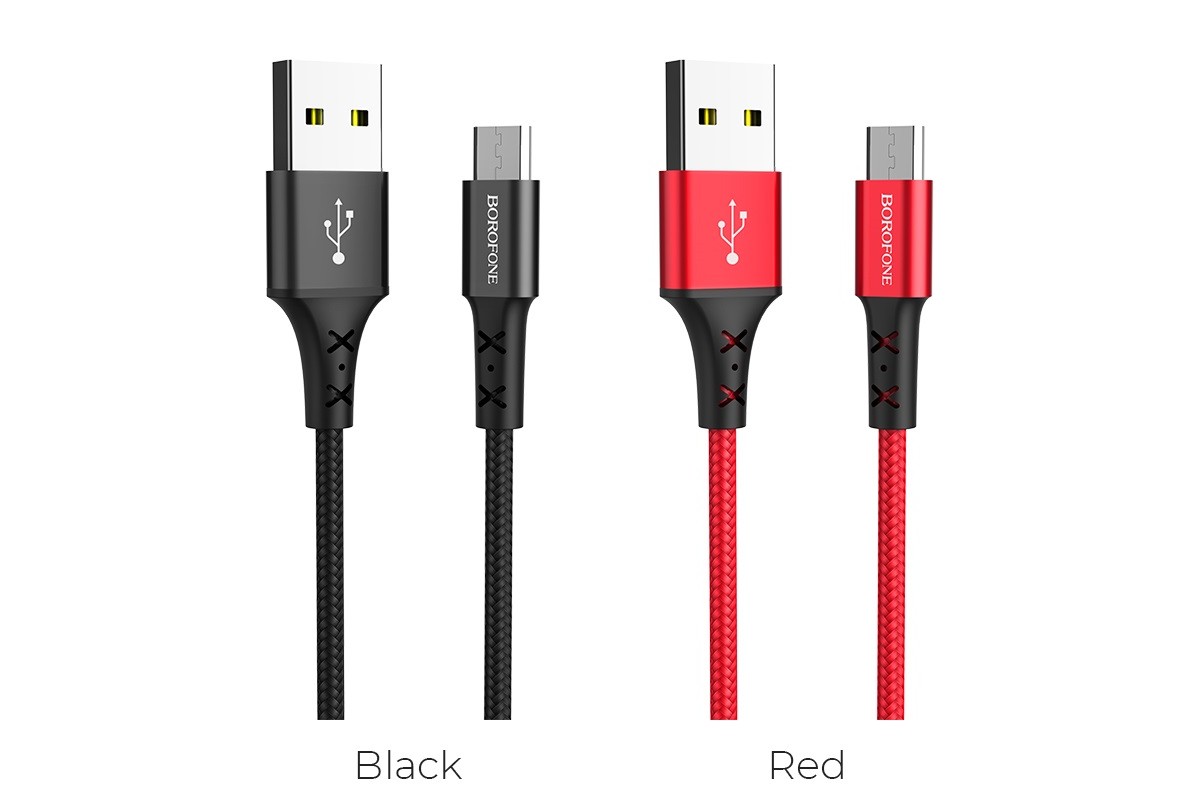 Кабель USB micro USB BOROFONE BX20 Enjoy charging data cable (черный) 1 метр
