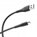 Кабель USB BOROFONE BX37 Wieldy charging data cable for Type-C (черный) 1 метр
