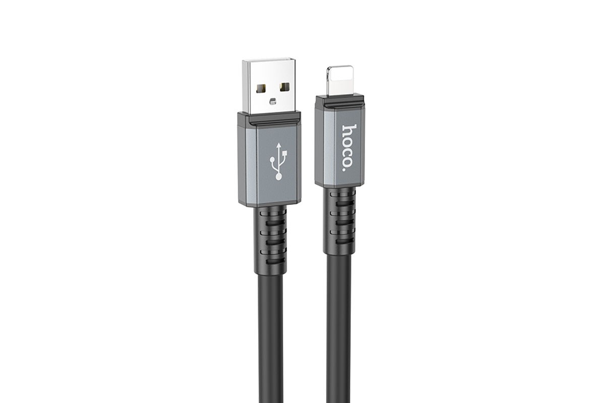Кабель USB - Lightning HOCO X85, 2,4A черный 1м