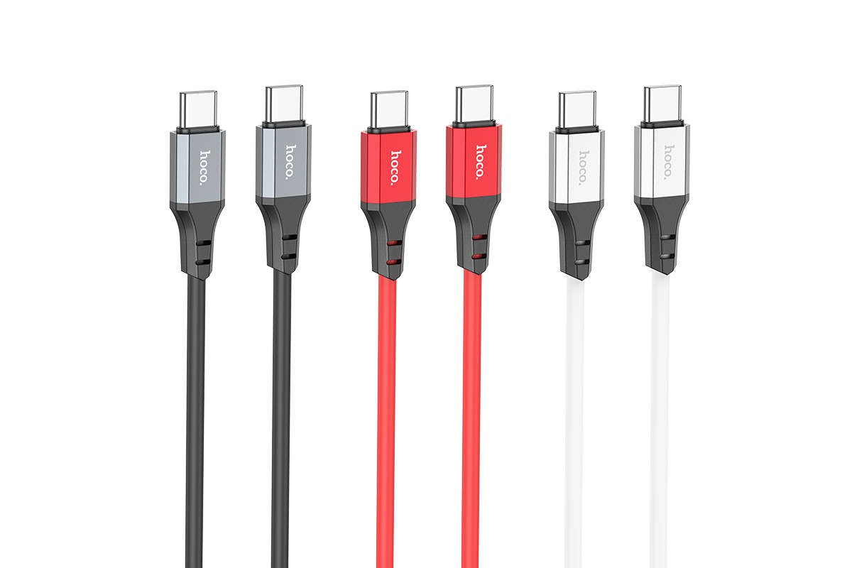 Кабель USB Type-C - USB Type-C HOCO X86 PD60W (черный) 1м