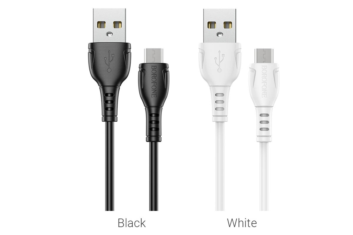 Кабель USB micro USB BOROFONE BX51 Triumph charging data cable (черный) 1 метр