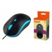 Мышь проводная Perfeo "MOUNT", 4 кн, DPI 800-1600, USB, чёрн/голубая PF_A4510