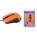 Мышь проводная Perfeo "RAINBOW", 3 кн, USB, чёрн-оранж