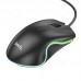 Мышь игровая проводная Hoco GM19 Enjoy gaming luminous wired mouse black