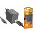 Сетевое зарядное устройство USB + кабель Type-C HOCO CS11A  2100 mAh (черный)