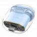 Наушники вакуумные беспроводные HOCO EW52 Crystal wireless stereo headset Bluetooth (голубой)