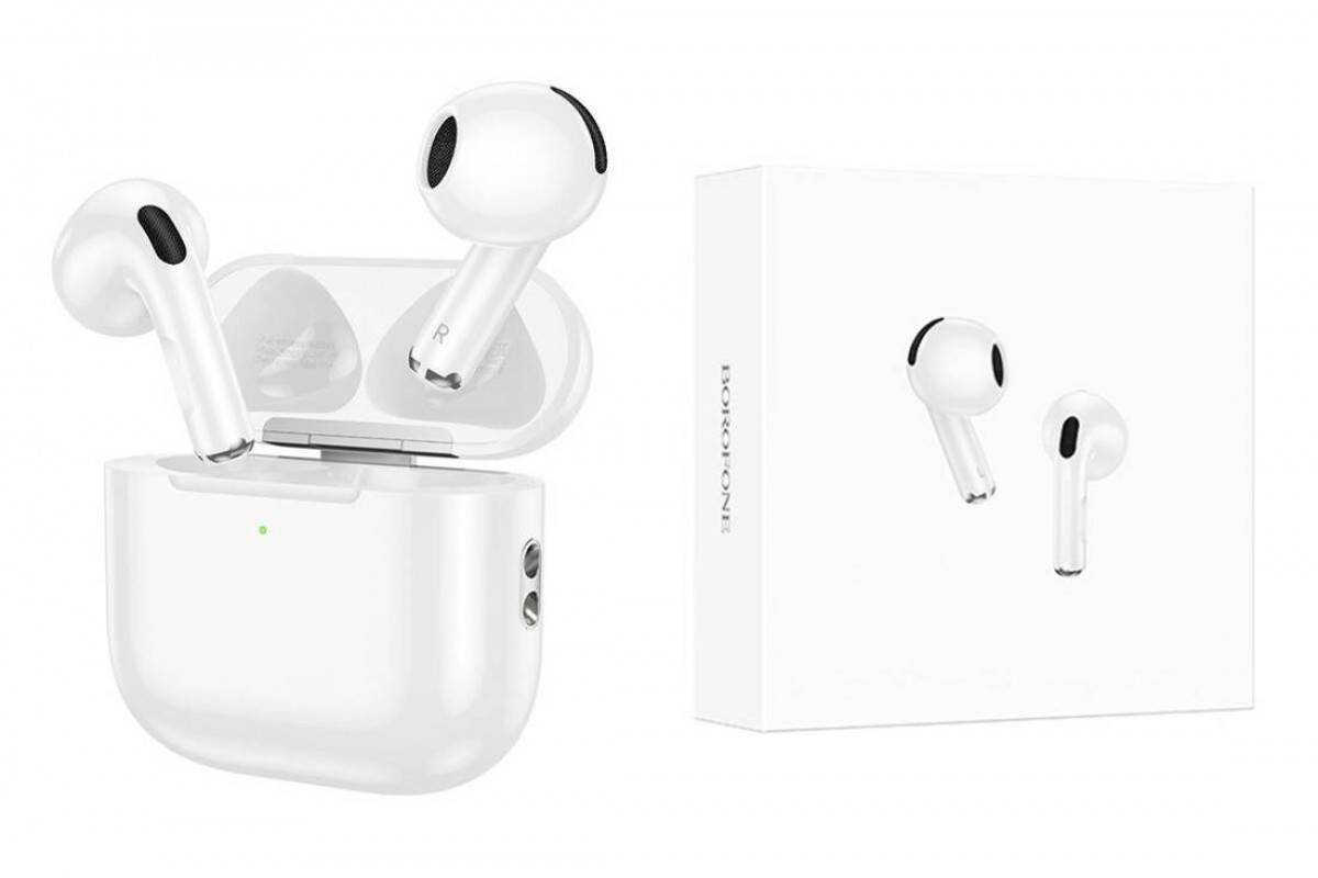 Наушники вакуумные беспроводные BOROFONE BW83 True wireless BT headset Bluetooth (белый)