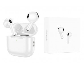 Наушники вакуумные беспроводные BOROFONE BW83 True wireless BT headset Bluetooth (белый)
