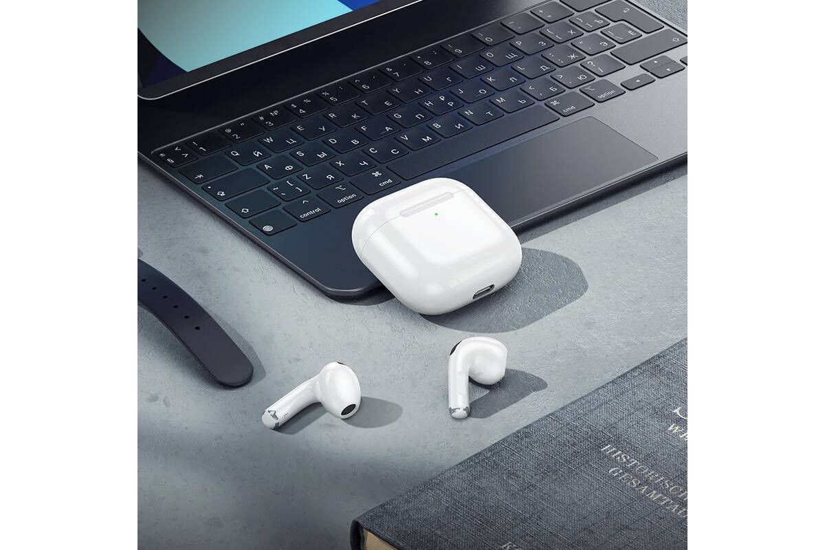 Наушники вакуумные беспроводные BOROFONE BW83 True wireless BT headset Bluetooth (белый)