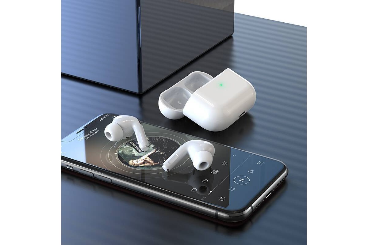 Наушники вакуумные беспроводные BOROFONE BW80 True wireless BT headset Bluetooth (белый)