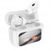 Наушники вакуумные беспроводные BOROFONE BW76 Brocade true wireless ANC noise reduction touch screen BT headset (белый) с дисплеем