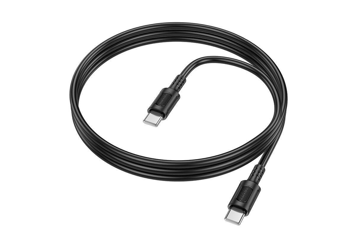 Кабель USB Type-C - USB Type-C BOROFONE BX111, PD60W (черный) 1м