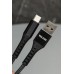 Кабель USB "WALKER" C780 для TYPE-C 45W, поддержка QC, нейлон, черный Кабель USB "WALKER" C780 для TYPE-C 45W, поддержка QC, нейлон, черный