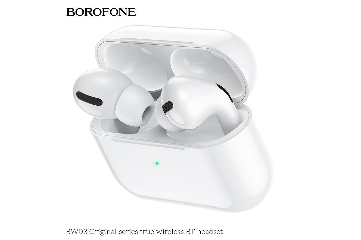 Беспроводные наушники BOROFONE BW03 Plus True wireless BT headset белые