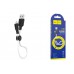 Кабель для iPhone HOCO X21 Plus Silicone charging cable for Lightning 25 см. черно-белый