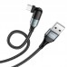 Кабель USB micro USB HOCO U100 Orbit charging data cable for Micro (черный) 1 метр