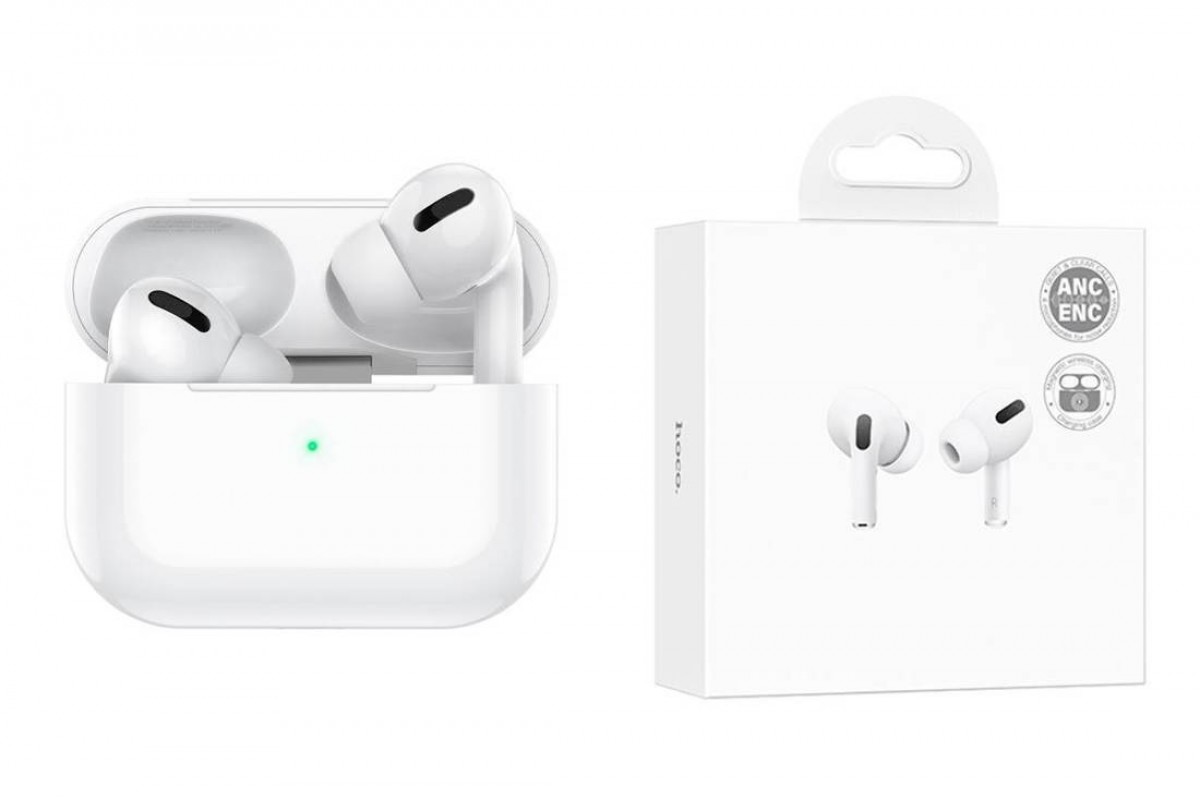 Наушники вакуумные беспроводные HOCO EW68 true wireless BT headset ANC (белый)