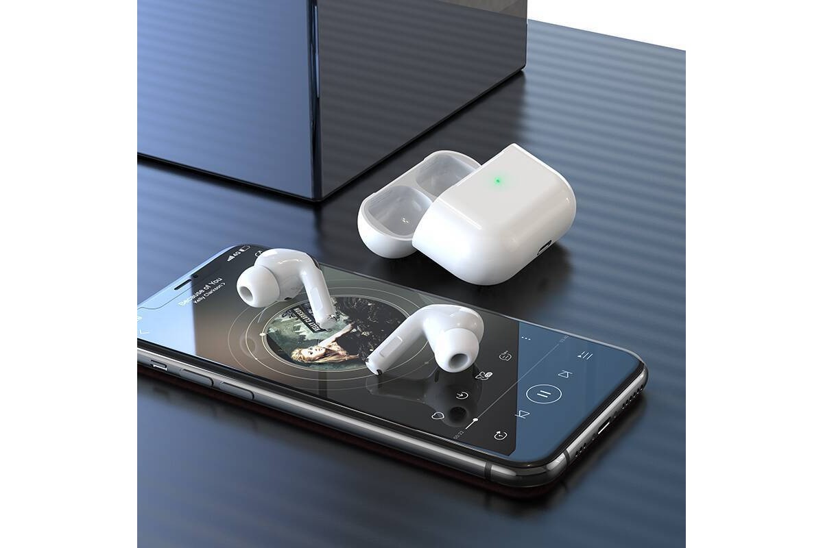 Наушники вакуумные беспроводные HOCO EW68 true wireless BT headset ANC (белый)