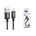 Кабель USB - MicroUSB HOCO X89 (черный) 2м