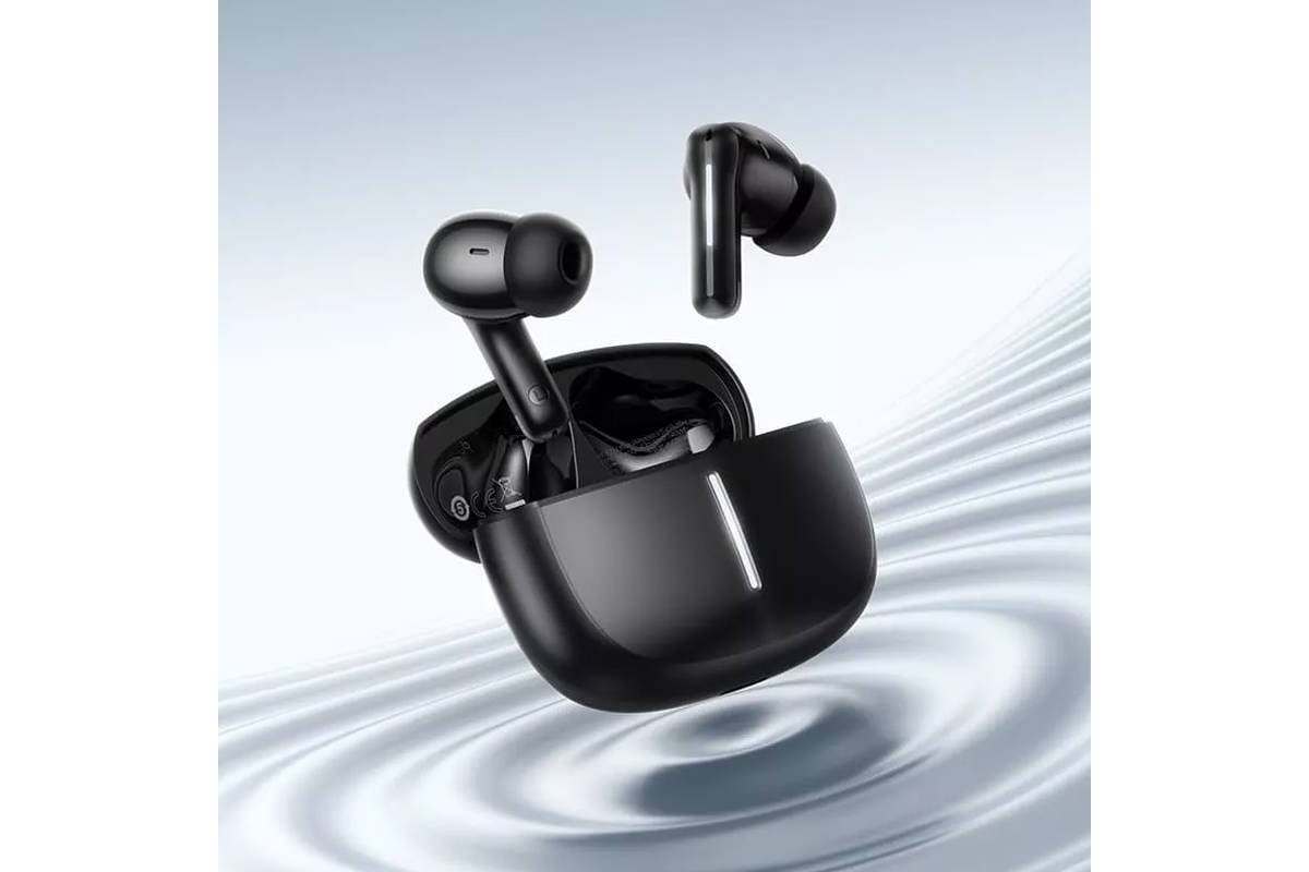 Наушники вакуумные беспроводные HOCO EQ34 Plus Rima ANC BT headset(App) wireless BT headset (черный)